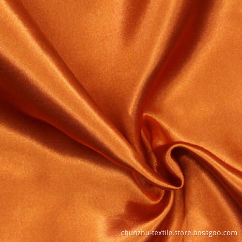 Satin spandex fabric